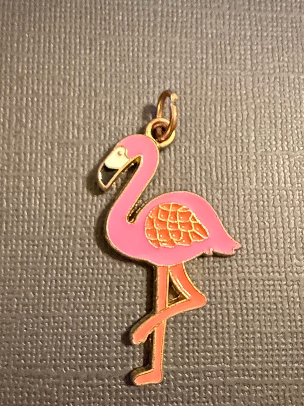 Flamingo charm